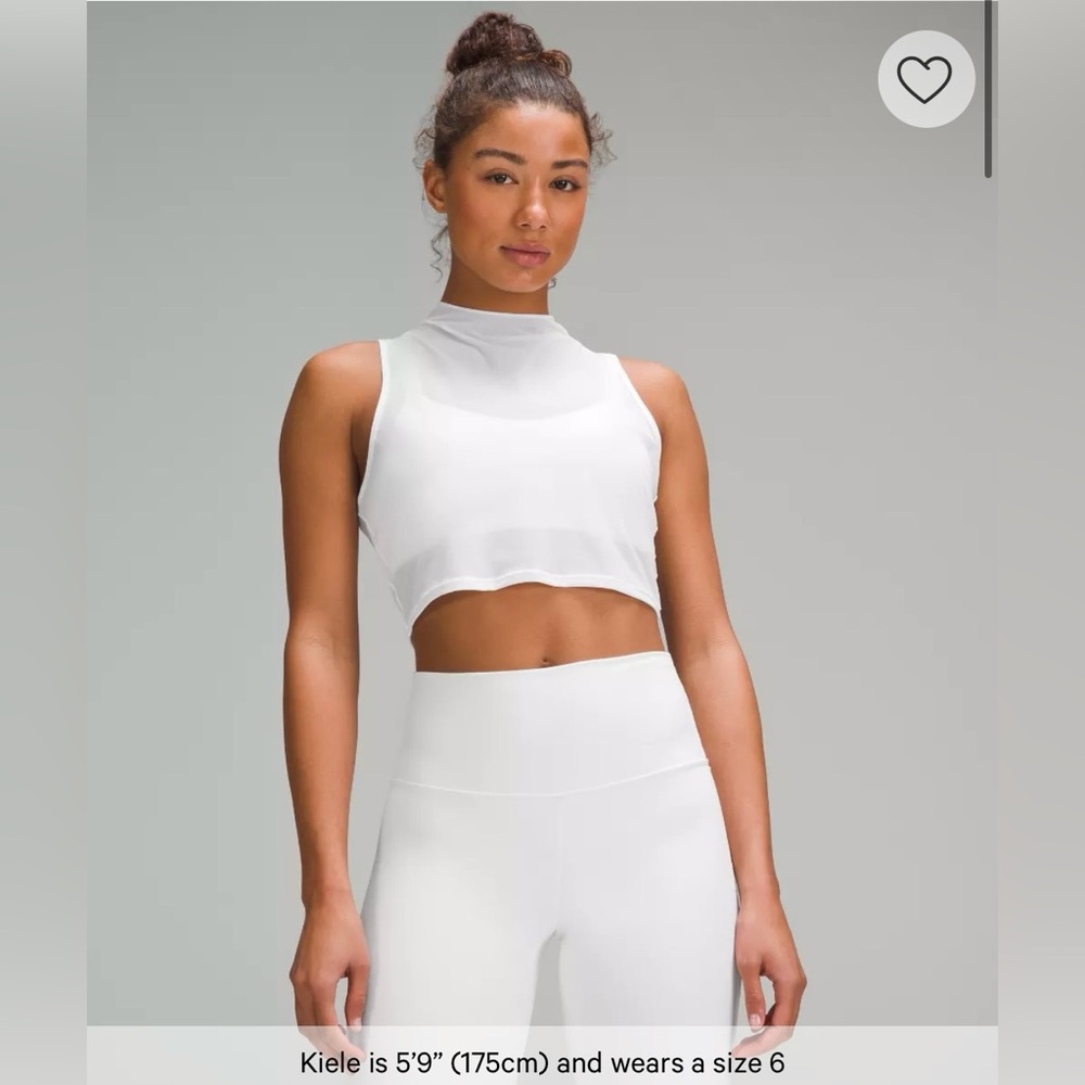 Lululemon Keyhole Mesh Tank Top